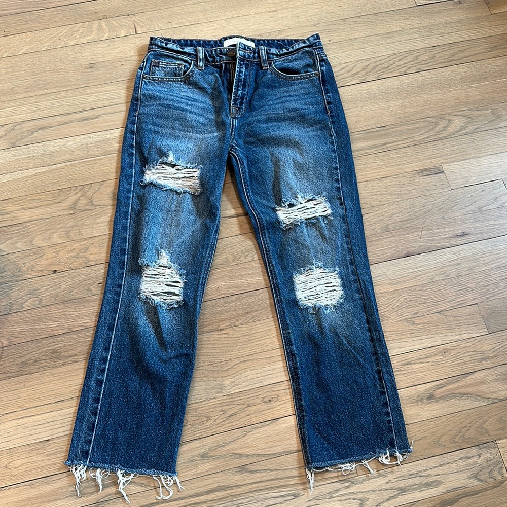 Jean with rips